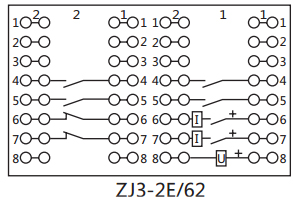 ZJ3-2E/62接線圖 ZJ3-2E/62接線圖